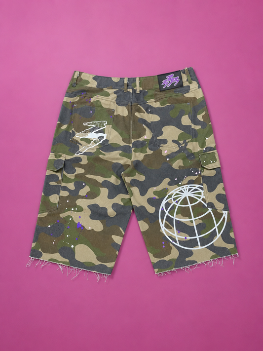 “The War” Camo Cargo Shorts