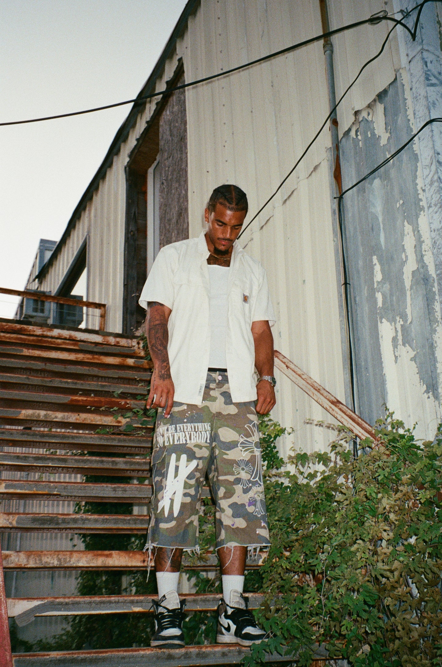 “The War” Camo Cargo Shorts