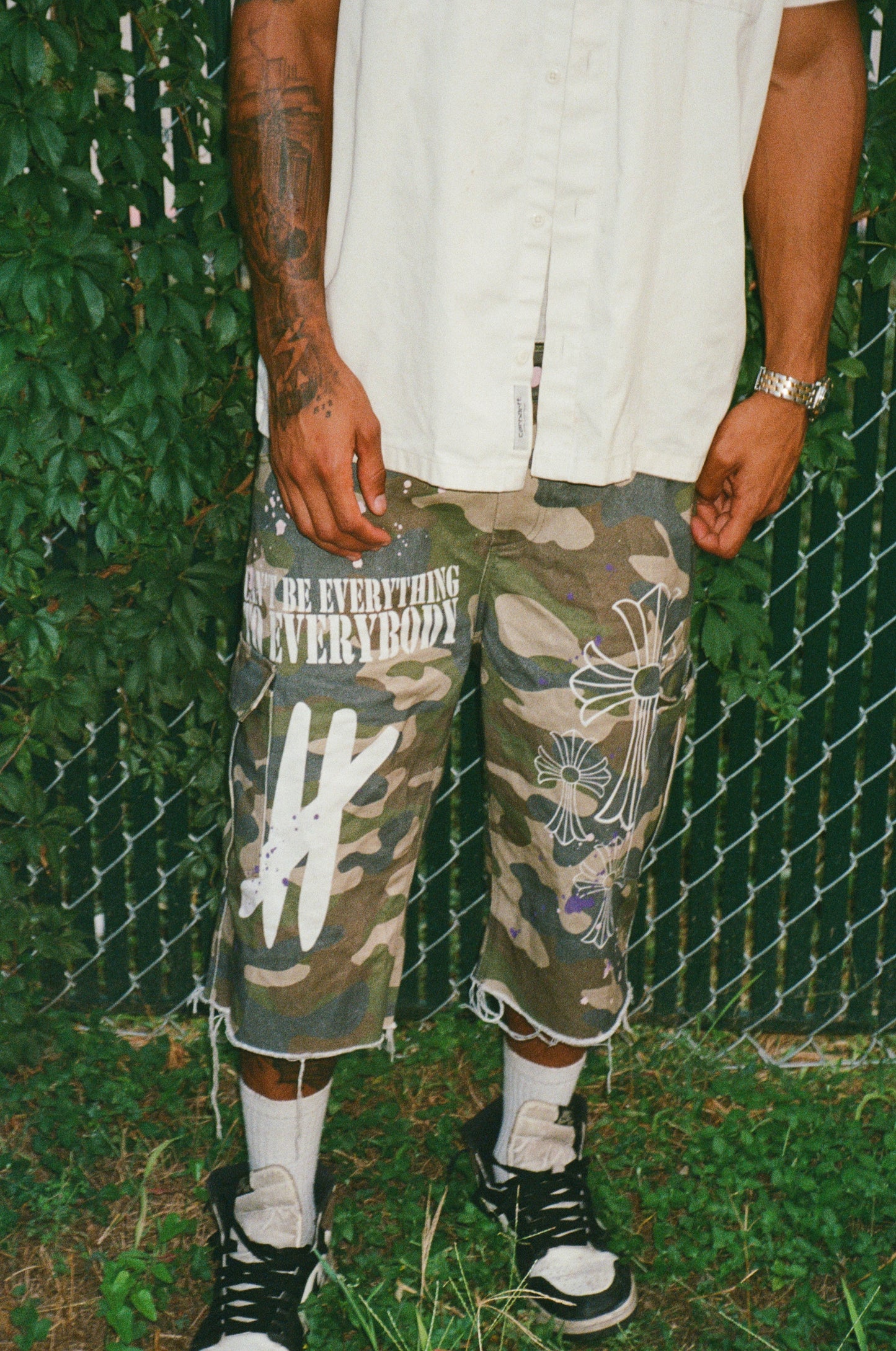“The War” Camo Cargo Shorts
