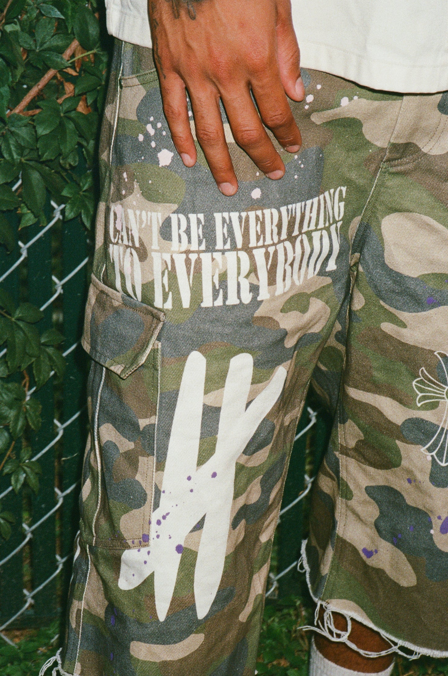 “The War” Camo Cargo Shorts