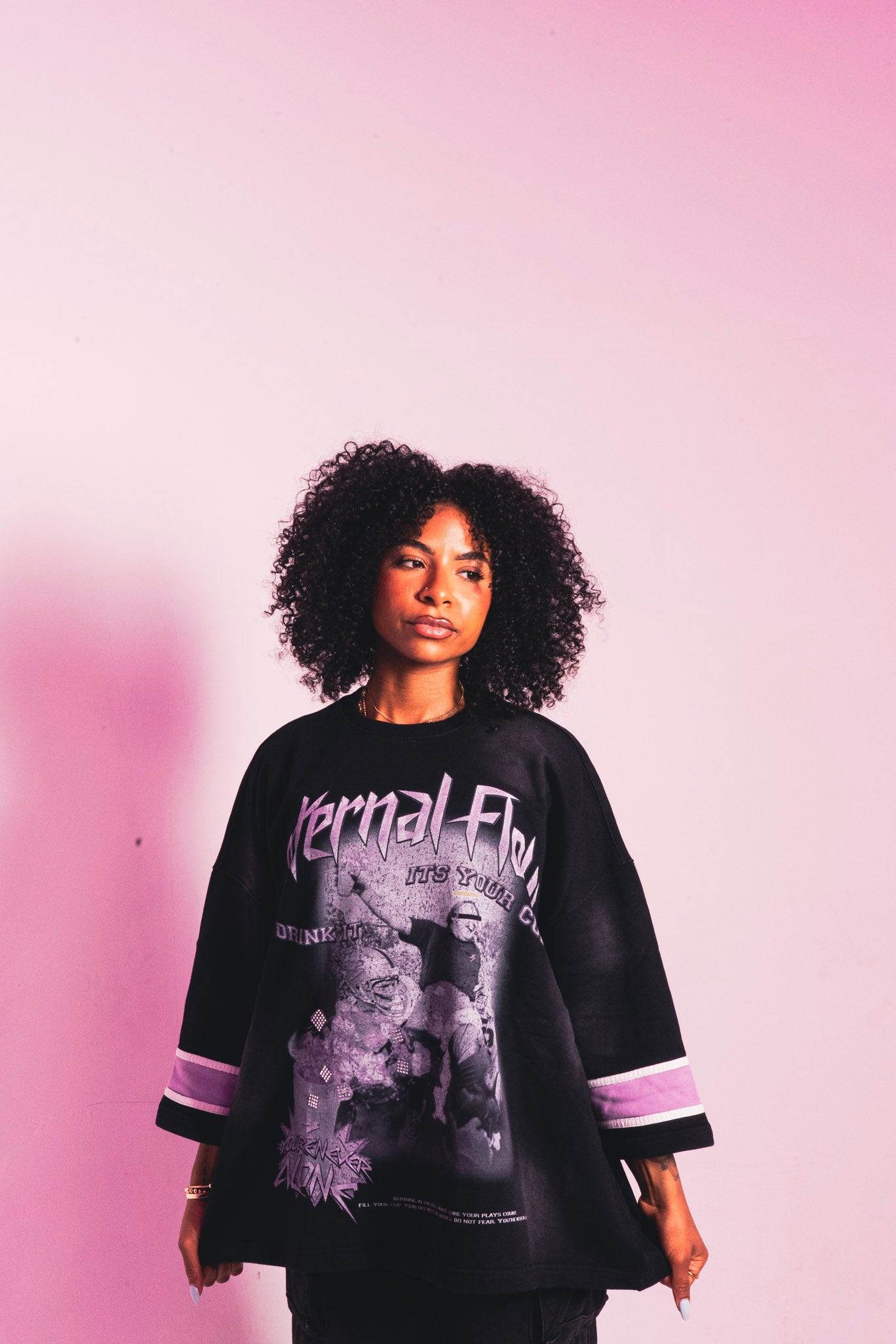 "You're Never Alone" Oversized Jersey