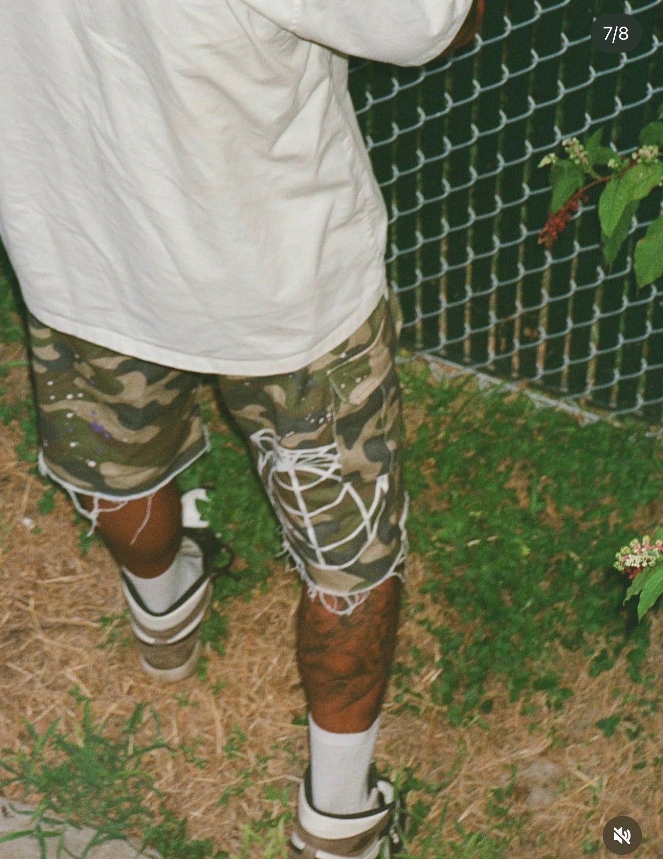 “The War” Camo Cargo Shorts